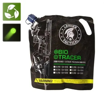 Sachet 2000 Billes Tracantes Bio - Lancer Tactical