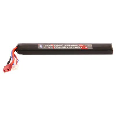 Batterie LIPO Stick 11.1V - 1500mAh - 15C - T-Dean - ASG
