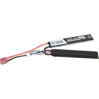 Batterie LIPO Double Stick 7.4V - 1200mAh - 15/30C - T-Dean - Specna Arms