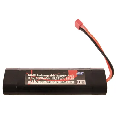 Batterie NIMH Mini 9.6V - 1600mAh - T-Dean - ASG
