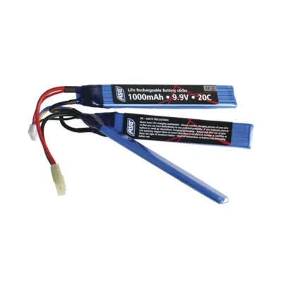 Batterie LiFe Triple Stick 9.9V - 1000mAh - 20C - Tamiya - ASG