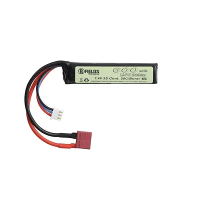 Batterie LIPO Stick 7.4V - 600mAh - 20C - T-Dean - 8Fields