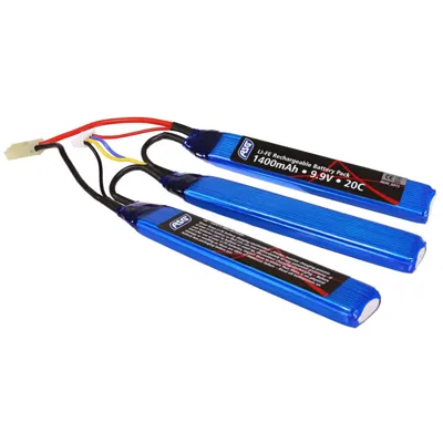 Batterie LiFe Triple Stick 9.9V - 1400mAh - 20C - Tamiya - ASG