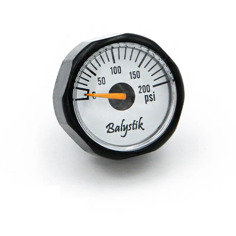 Balystik Manometre pour Regulateur HPA - 200PSI · Negro