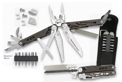 Alicate Cachas Titanio 14 Puntas - K25