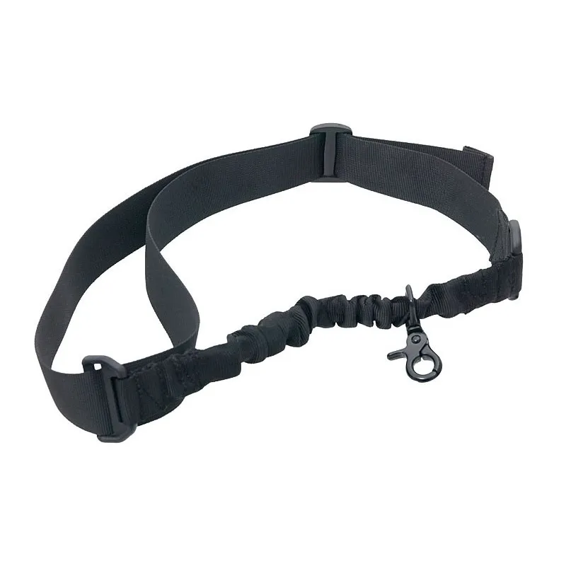 Elastic Bungee Snap Hook CQB Rifle Sling · Negro