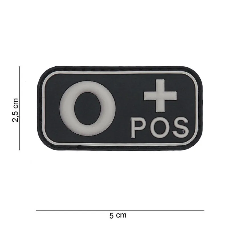 Patch 3D PVC Blood Type o Positive