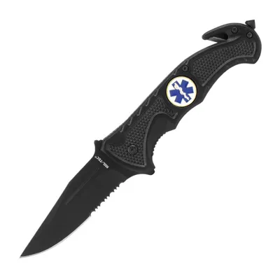 Car Rescue Folding Knife with Belt Cutter - ! Outlet !