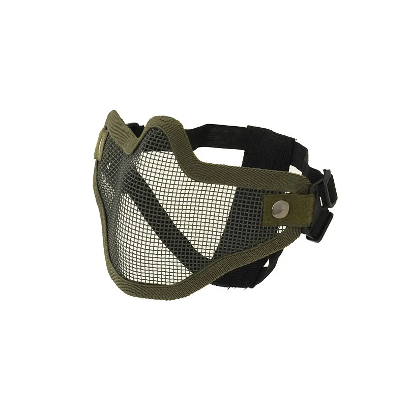 Tactical CM01 Strike Mesh Half Face Mask · Verde / OD