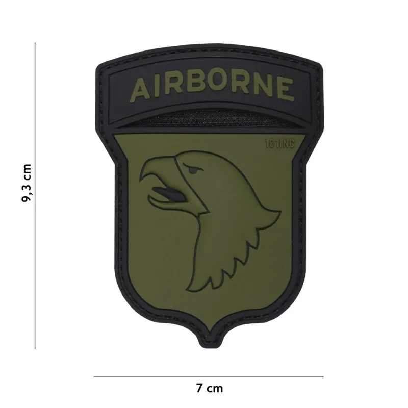 Patch 3D PVC Airborne · Verde / OD