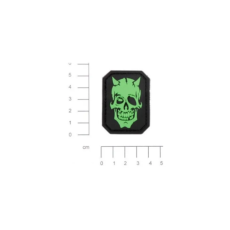 Patch 3D PVC Devil Skull