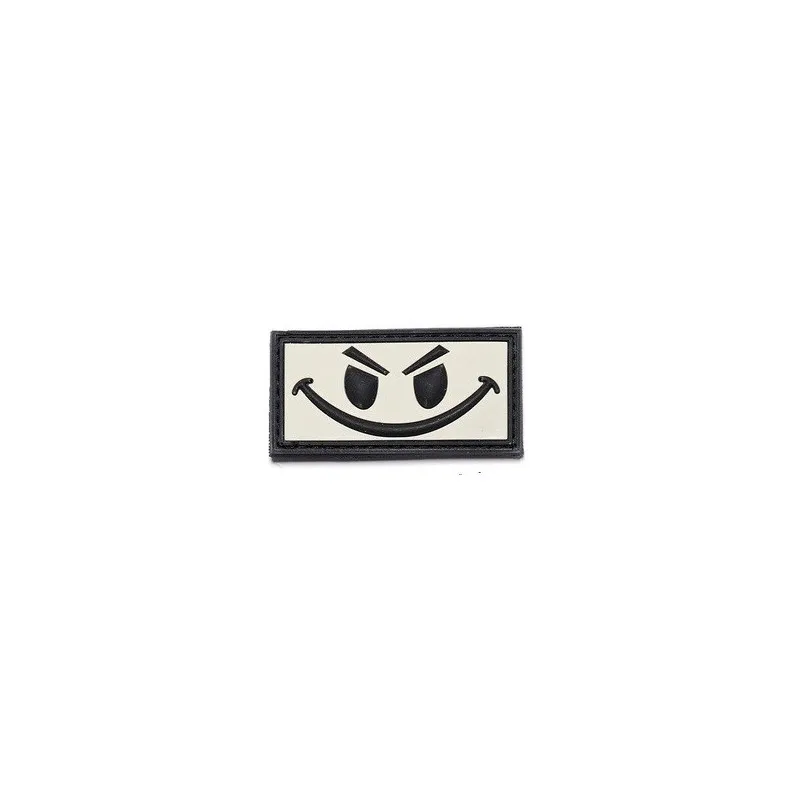 Patch 3D PVC Evil Smiley with Velcro