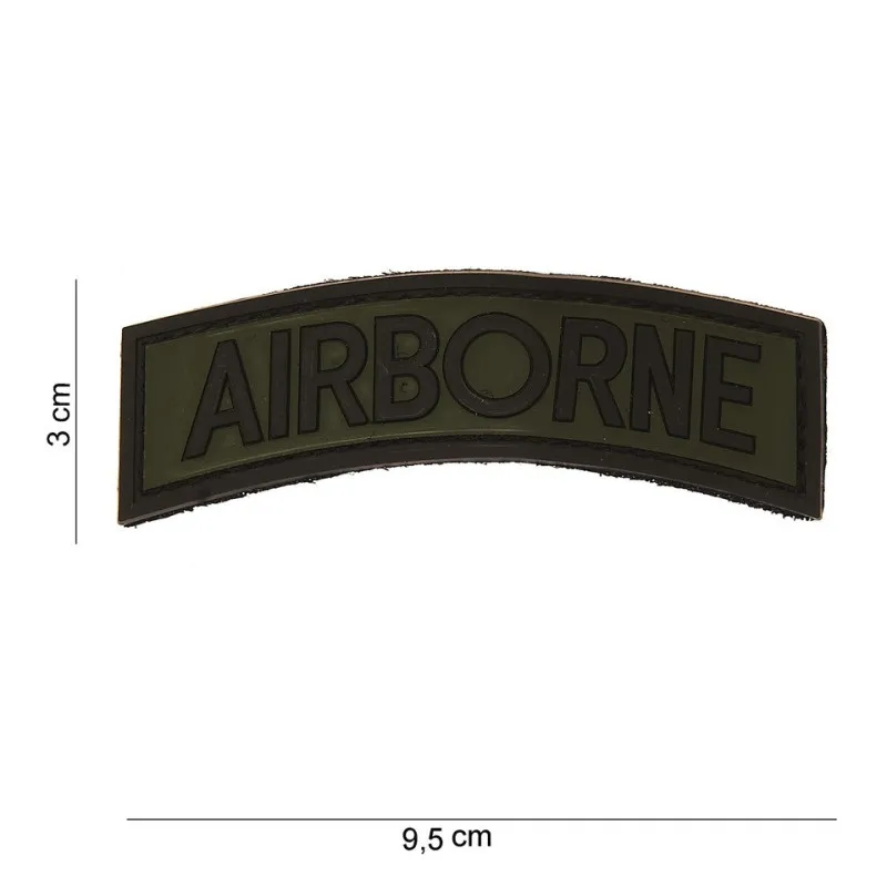 Patch 3D PVC Airborne, with Velcro