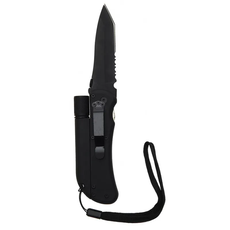 Survival Knife with Light and Firestarter
