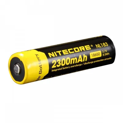 Batterie Rechargeable 18650 LI-ION 2300mAh 3.7V 8.5WH NL183 - Nitecore