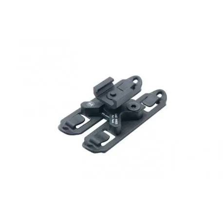 FMA Airsoft Weaponlink Attache MOLLE pour Rail RIS de Replique · Negro