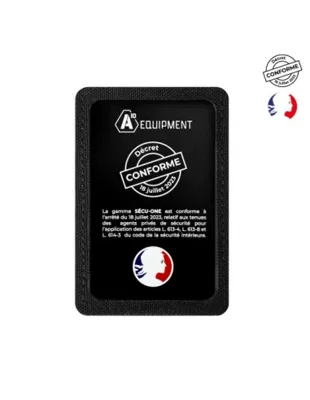 Porte Carte Velcro Secu-One - A10 Equipement / TOE-PRO