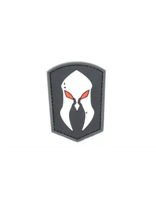 Patch PVC Casque Monderno Spartan Oeil Rouge