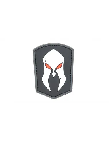 Patch PVC Casque Monderno Spartan Oeil Rouge
