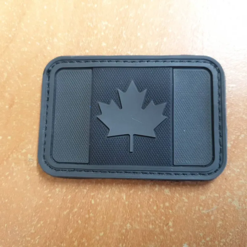 Patch PVC Drapeau Canadien Basse Visibilité