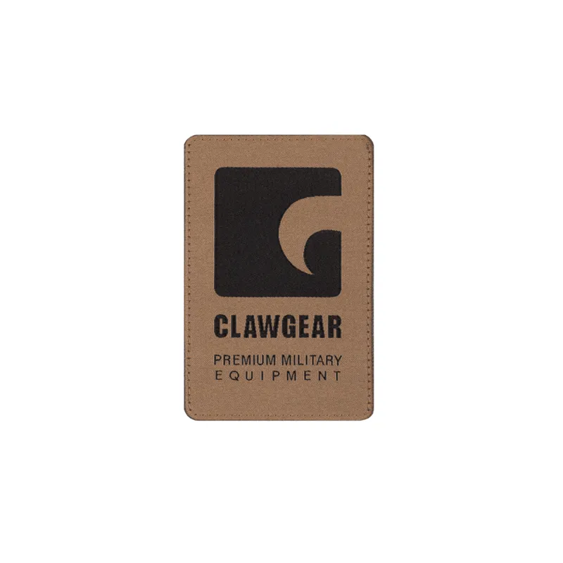 Clawgear Patch Fond Sable Logo · Negro