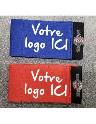 Brassard Large Velcro Personnalisable – Logo Team, Association Ou Événement - max2joules airsoft