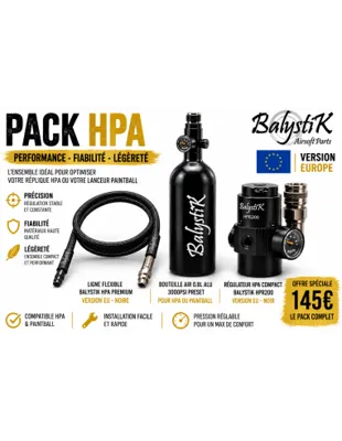 EU Complet – Bouteille 0,8L + Régulateur HPR200 + Flexible - Balystik