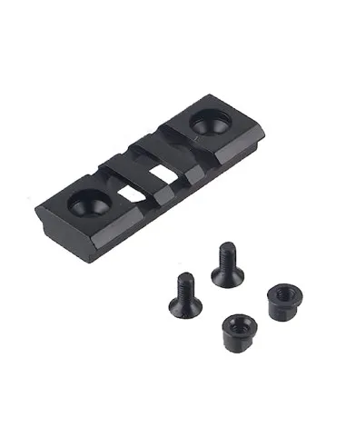 Rail KeyMod 3 Slots Metal · Negro