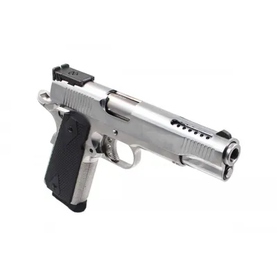 1911 NE1201 Chrome Full Metal Gaz - AW Custom (Armorer Works)