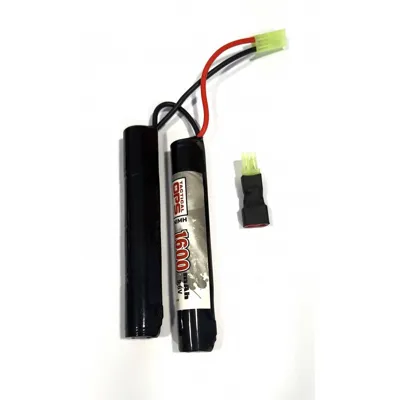 Batterie 9.6V 1600mAh 2 Sticks Mini Tamyia Parfait Crosse Crane - Tactical OPS