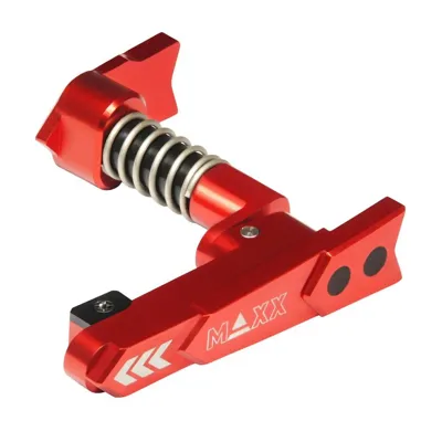 CNC Aluminum Advanced Magazine Release (Style A) Rouge - Maxx