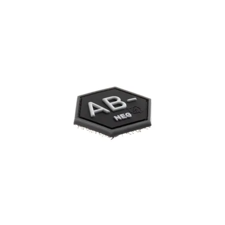 Patch Hexagonal Velcro Groupe Sanguin Ab