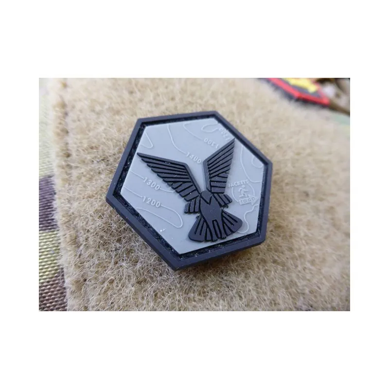Patch Hexa Scouts Fond · Noir gris