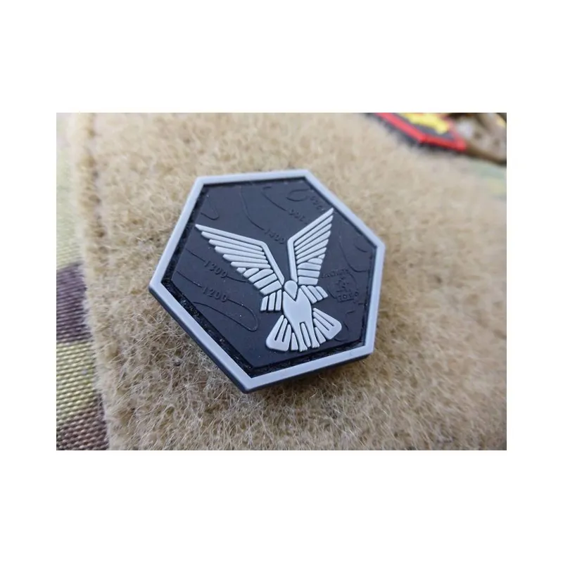 Patch Hexa Scouts Fond · Gris noir