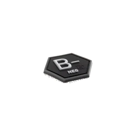 Patch Hexagonal Velcro Groupe Sanguin B
