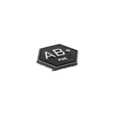 Patch Hexagonal Velcro Groupe Sanguin Ab