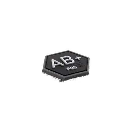 Patch Hexagonal Velcro Groupe Sanguin Ab