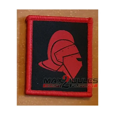Patch Casque Gladiateur Rouge Fond
