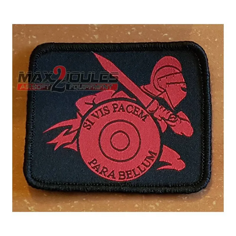 Patch Gladiateur et Rouge · Negro