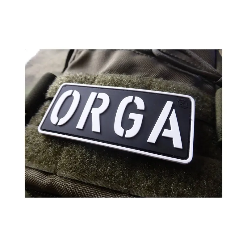 Patch PVC ORGA et Blanc · Negro