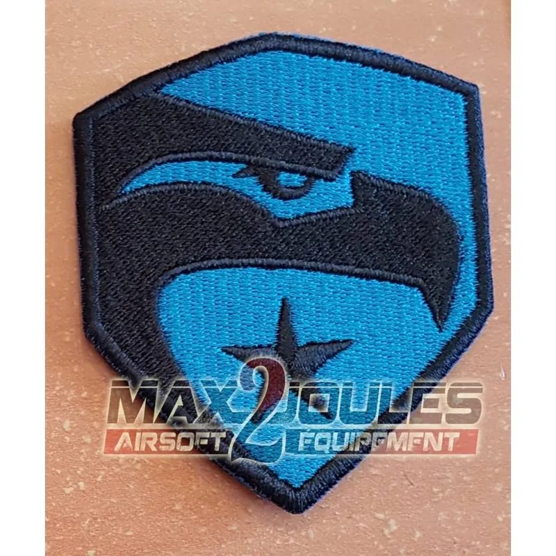 Patch Velcro Gijoe · Bleu noir