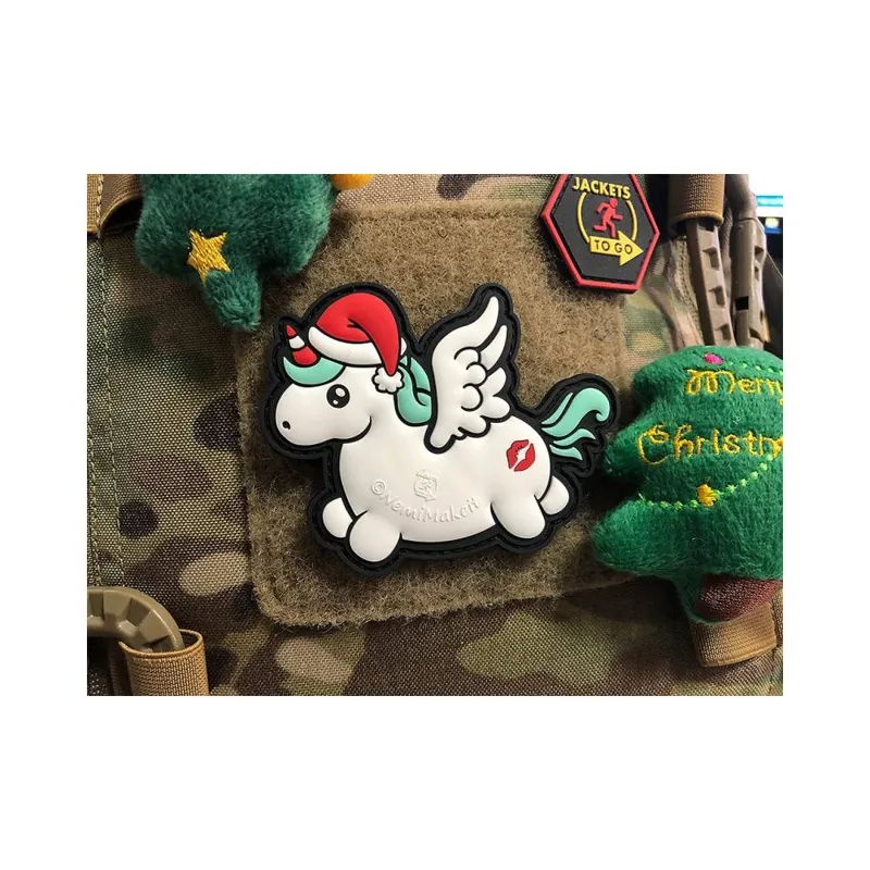 Patch PVC Licorne de Noel