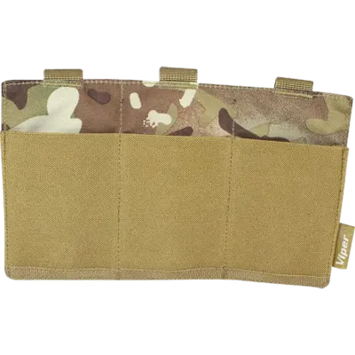 Poches MOLLE 3 Emplacements Low Profile Vtmagplvcam - Viper