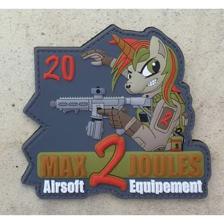 max2joules airsoft Patch Licorne 2020 M2J