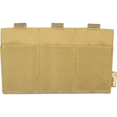 Poches MOLLE 3 Emplacements Low Profile Vtmagplc - Viper