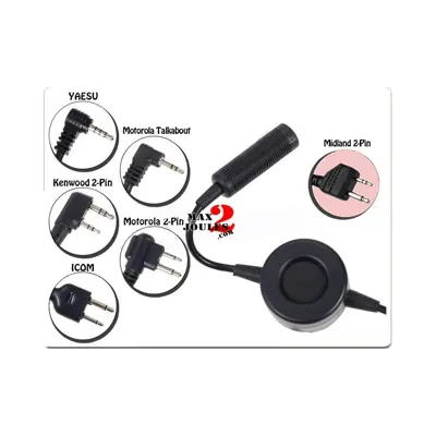 Bouton Ztci Z114 PTT pour Midland - Z-Tactical