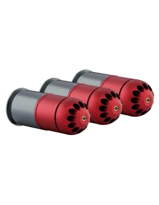 Pack de 3 Grenades Gaz 96 BBs M203 de Marque - Nuprol