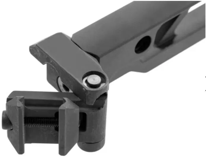 ST-6 RIS Mounted Folding Stock · Negro