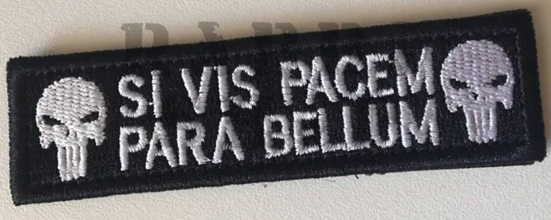 Velcro Patch con Ricamo