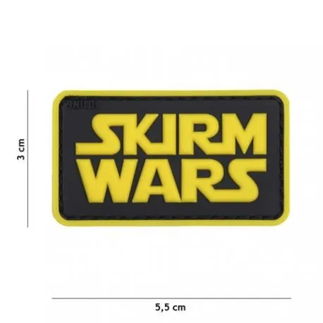 Patch 3D PVC Skirm Wars